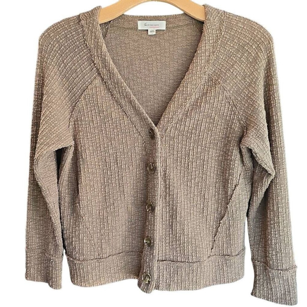 Vince Camuto Olive Green Button Up Cardigan Size L